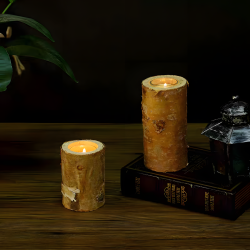 Wooden Candle Holder